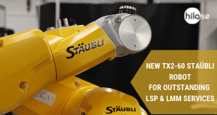New dimension of our LSP and LMM services thanks to a new Stäubli robot