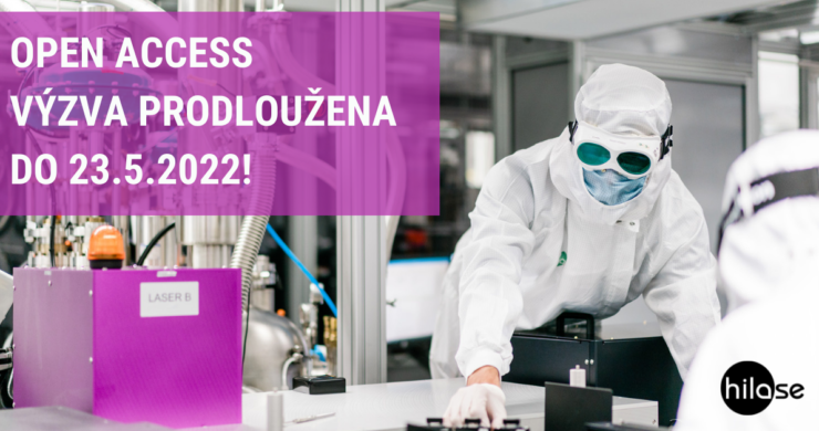 Výzva pro open access prodloužena do 23.5.2022!