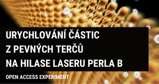Urychlování částic z pevných terčů na HiLASE laseru Perla B