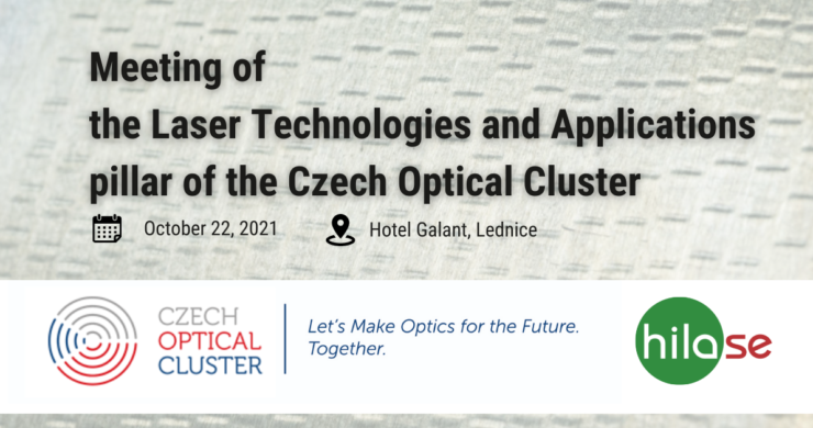 Meeting of the fourth pillar of the Czech Optical Cluster