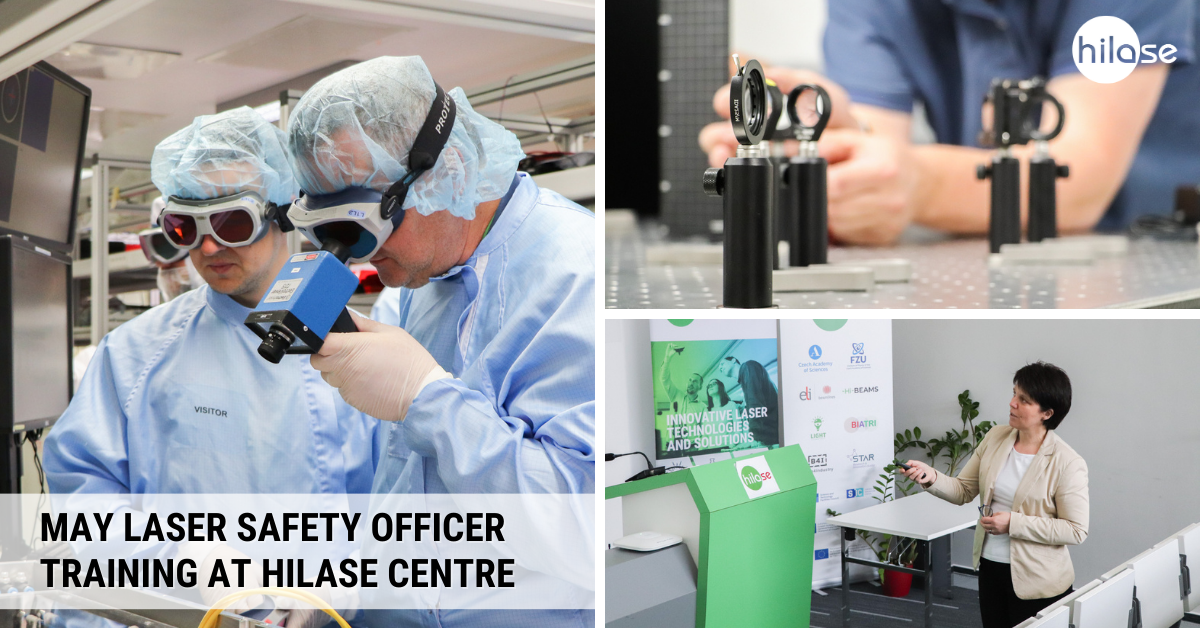 May laser safety officer training at HiLASE Centre HiLASE