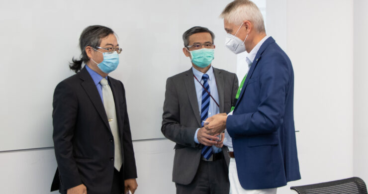 Representatives of the Taipei Economic and Cultural Office visited the HiLASE Centre
